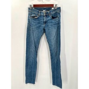 RAG & BONE Woman's Blue Mid-Rise Skinny Y2K Jeans Size 25